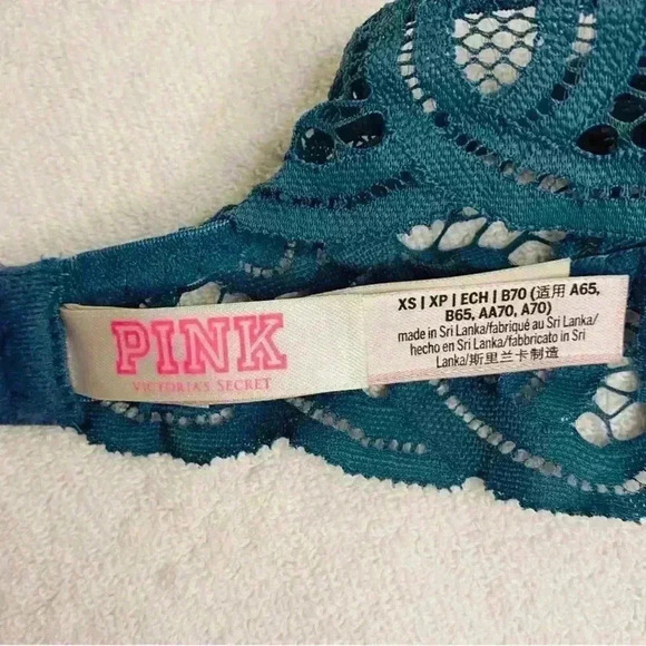 Victoria’s Secret PINK Push-Up,High neck Halter Bralette, XS, excellent like new - Picture 5 of 8